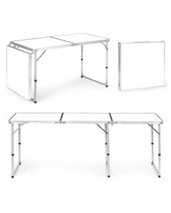 MODERNHOME Sklopivi sto za kampovanje 180x60cm, bela - GB030-180 WHITE