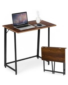 MODERNHOME Sklopivi sto za kompijuter 80x45 cm laptop table dark wood