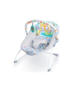 KIDS II Ležaljka za bebe Safari fun Ingenuity, siva - SKU12204-1