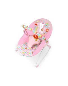 KIDS II Ležaljka za bebe sa vibracijom Fancy Fantasy Bright starts, roze - SKU12205