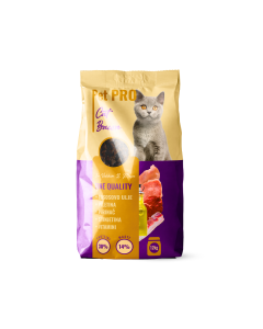 PET PRO Suva hrana za mačke Cat bacon 12kg
