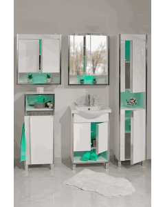 CERAMICA LUX Tara Bella zidna komoda 60x70 - 300284