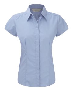 RUSSELL Ženska košulja Fit Poly-Ct Ppln kratak rukav, plava - 650017XS