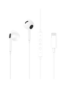 MOXOM Slušalice za mobilni LX-EP805 Lightning, bela - SL1549