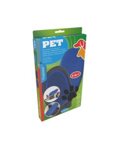 PET TREATMENT Rukavica za četkanje i negu pasa Plava 26 × 14 cm