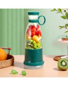 Homemates Prenosivi blender na bateriju zelene boje 380ml