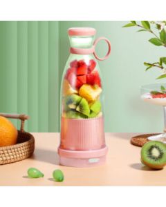 Homemates Prenosivi blender na bateriju roze boje 380ml