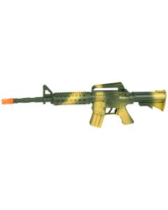 EDDY TOYS Plastična automatska puška zelena za igru, 46 cm