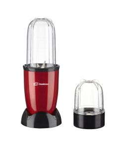 Deaktion električni blender 400W, 2 posude, inox oštrica, zaštita od pregrevanja, crveni