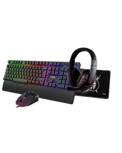 MS SET Gaming ELITE C501 4u1, tastatura, miš, slušalice, podloga