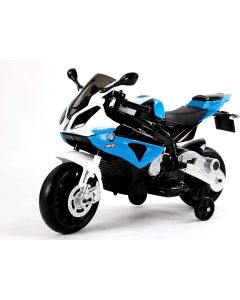 Deciji motor BMW 1000RR sa pomocnim tockovima LICENCIRAN MODEL PLAVI - 5