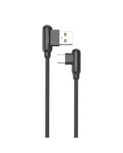 GOLF USB kabl Type C, ugaoni, GC-45T, 1m, crna - 00G103