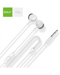 GOLF Slušalice, M16, sa mikrofonom 3.5mm, bela - 00G121