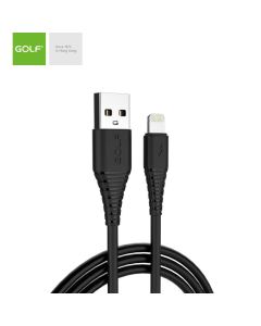 GOLF USB kabl Iphone GC-64I, ojačan 3A, 1m, crna - 00G128