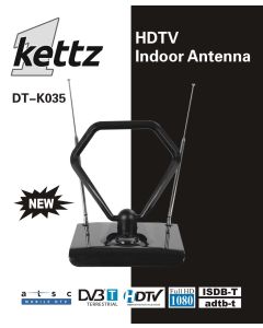 KETTZ Sobna TV/FM antena DT-K035 + pojačivač - 00K035