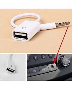 VELTEH USB na AUX adapter, Beli 17cm A017 - 0UA017