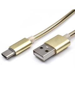 KETTZ Kabl CAB-K010 usb metalni TYPE C, 1m, zlatna