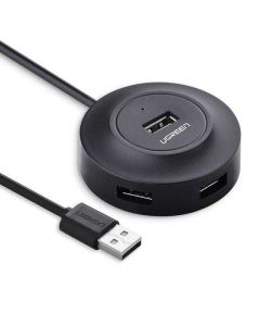 UGREEN USB Hub 1/4, CR106 2.0, 1m, crna