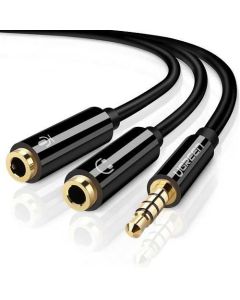 UGREEN AUX kabl M/2F 3.5mm 0.2m AV141 - 30620
