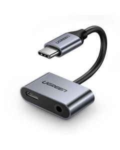 UGREEN Adapter Tip C M na 3.5mm audio+Tip C F CM193 - 50596