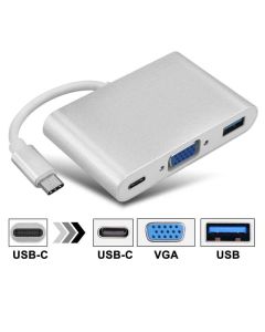VELTEH USB Tip C na VGA + USB 3.0 adapter 3.1 UVA-23