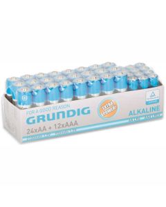 GRUNDIG Baterija, Set, AAA 12 kom. + AA 24 kom. - 98371