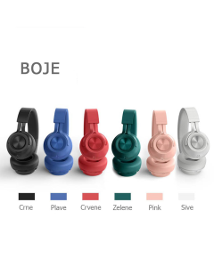 Bluetooth slušalice S6 pink.