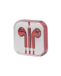 Slušalice 3,5mm metalik crvene - 014661