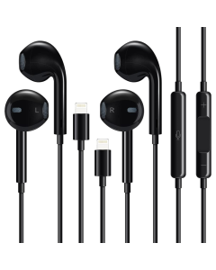 Slušalice za iPhone Lightning BT HQ crne - 612070