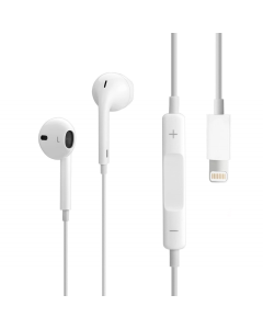 Slusalice sa adapterom za punjenje JH 201 za iPhone lightning bele - 204019