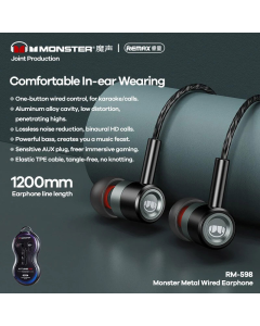 Slušalice Type-C Remax Monster RM-598a bele - 611559