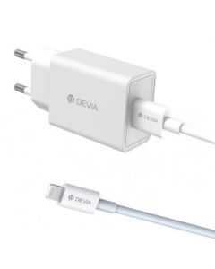 DEVIA Kućni punjač Smart Series 2A Suit sa Lightning kablom V3 - 20683