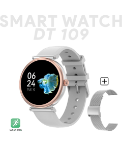 Smart Watch DT 109 srebrni (metalna+silikonska narukvica) - 216177-1