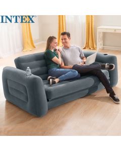INTEX Sofa na naduvavanje 3, siva - BOLSOFINTEX3