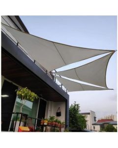MODERNHOME Solarno trouglasto jedro za hlad 4x4x4m, siva - 19191G GRAY