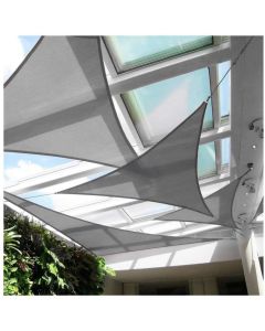 MODERNHOME Solarno trouglasto jedro za hlad 5x5x5m, siva - 19192G GRAY