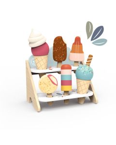SPEEDY MONKEY -Drveni Sladoled Set