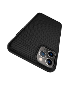 Maska za iPhone 11 Pro Max mat crna Spigen Liquid Air - 075CS27134
