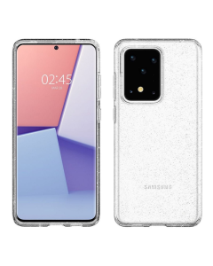 Maska za Samsung S20 Ultra/ G988F transparent Spigen Liquid Crystal Glitter - ACS00710