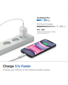 Spigen PE2009EU Powerarc Network Charger PD20W/3A beli - ACH02071