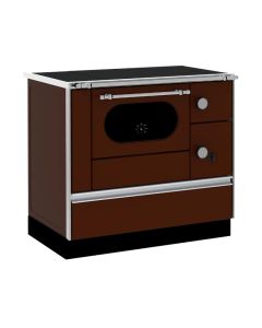 ALFA PLAM Šporet na čvrsto gorivo 90H Favorit, braon, levi