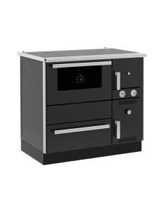 ALFA PLAM Šporet na čvrsto gorivo Term 20 NR, antracit, levi