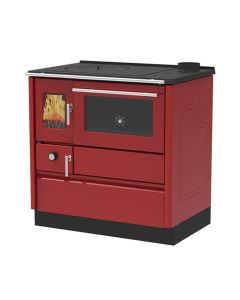 ALFA PLAM Šporet na čvrsto gorivo 85G, crveni, desni - 12431