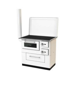 MBS Šporet na čvrsto gorivo SD 10 R , beli,levi - 14246