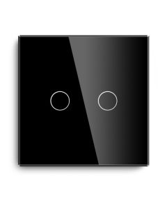 EXESHOP Wi-Fi pametni prekidač 2G TUYA Crni (WIFI TOUCH SWITCH) - SS005