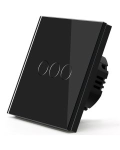 EXESHOP Wi-Fi pametni prekidač 3G TUYA Crni (WIFI TOUCH SWITCH)