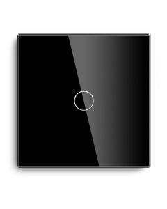 EXESHOP Wi-Fi pametni prekidač 1G TUYA Crni NN (WIFI TOUCH SWITCH) - SS010