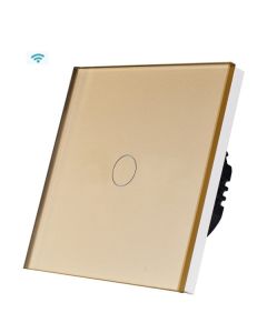 EXESHOP Wi-Fi pametni prekidač 1G TUYA Zlatni NN (WIFI TOUCH SWITCH) - SS012