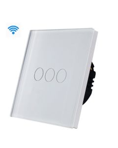 EXESHOP Wi-Fi pametni prekidač 3G TUYA Beli NN (WIFI TOUCH SWITCH) - SS016