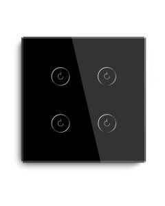 EXESHOP Wi-Fi pametni prekidač 4G TUYA Crni (WIFI TOUCH SWITCH)